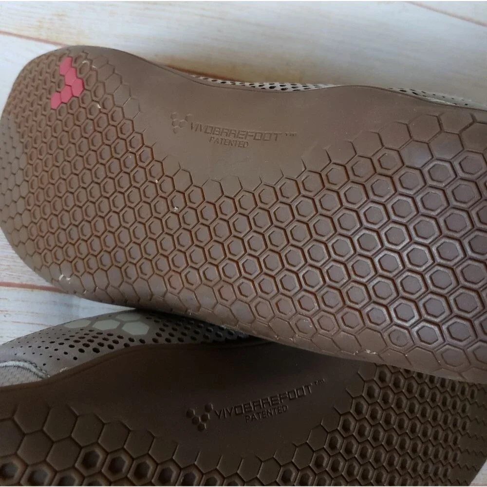 Vivobarefoot Primus Trio Leather/Mesh Grey Walking Running Outdoor Sneakers 14